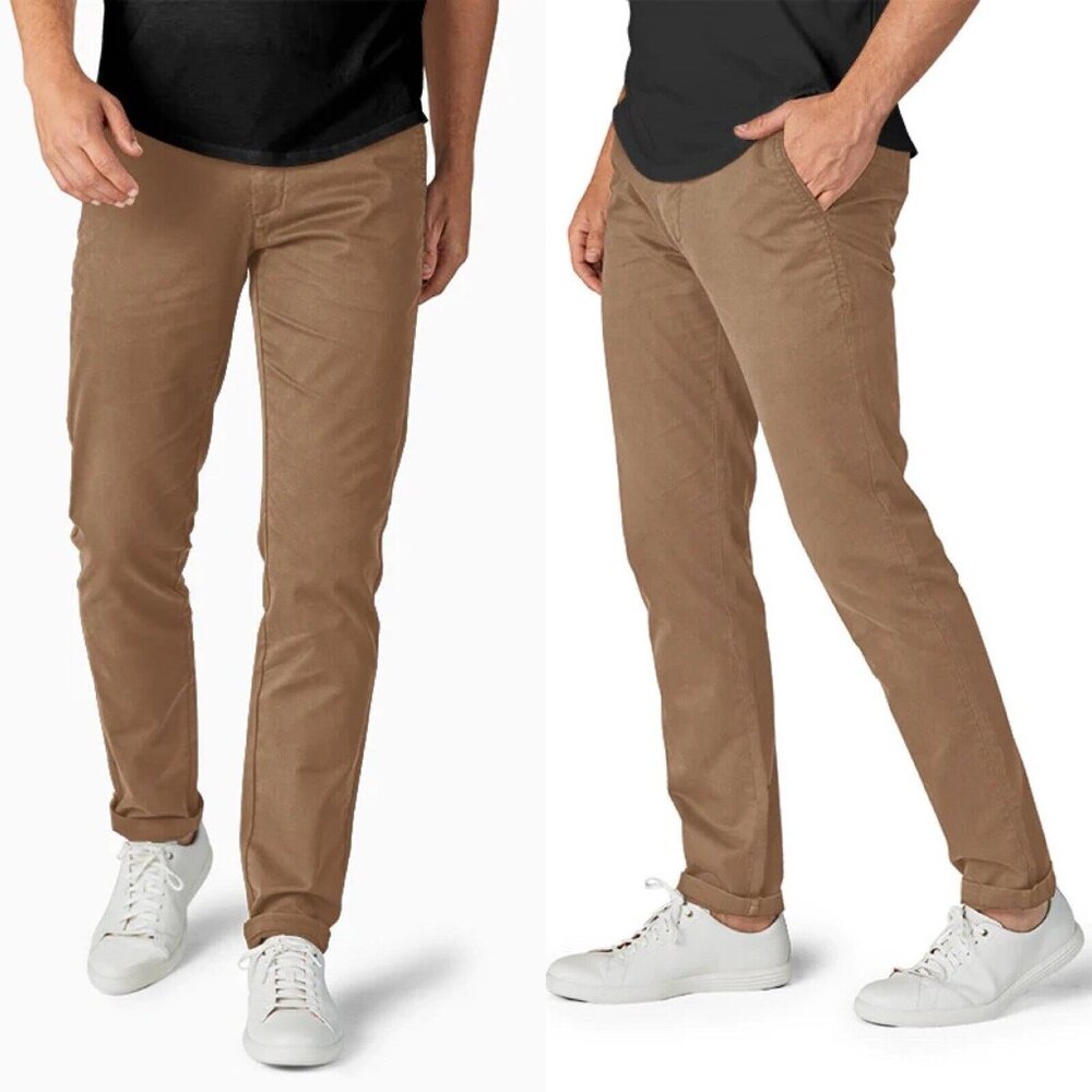 Perk Feel Good Slim Fit Chinos New With Tags unopened SZ 33/32 Smooth Oak